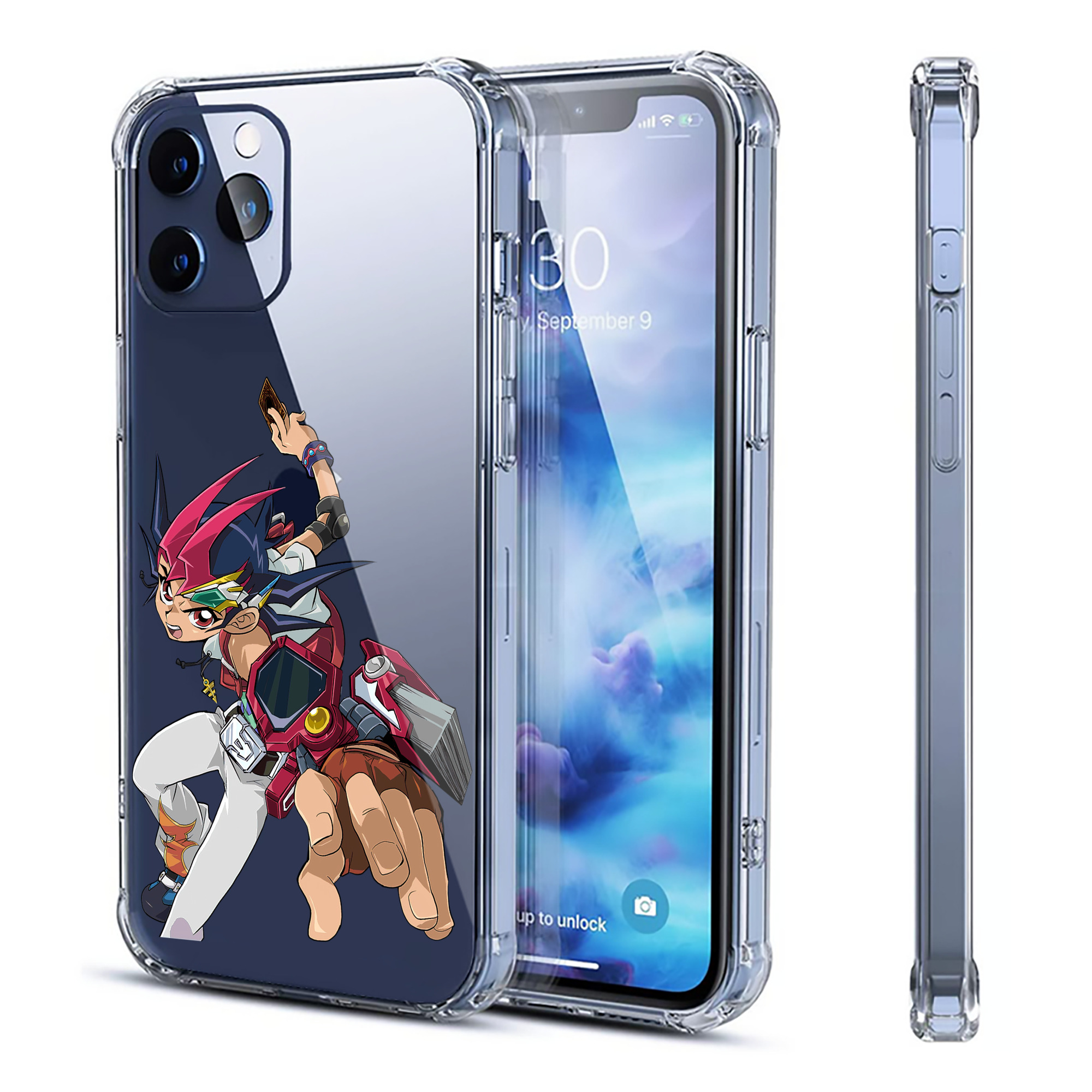 （画像用） 遊☆戯☆王 Yu-Gi-Oh! 【iPhone 12シリーズ対応】透明スマホケース（クリアソフトケース）